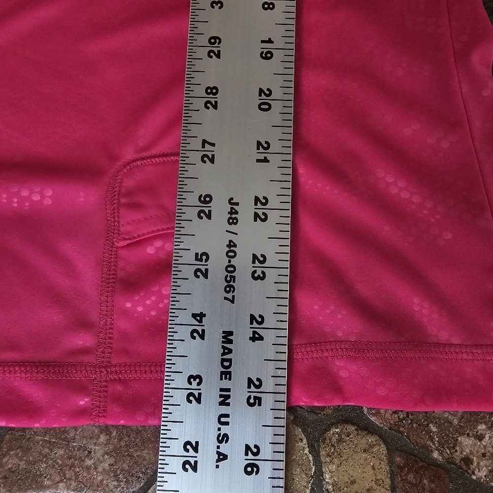Tek Gear Womens Activewear Pink Fitted V-Neck Performance T-Shirt, Size XL - Picture 11 of 11